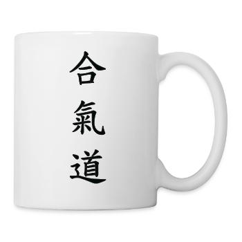 Aikido – Kampfsport – Aikido - Tasse - Weiß - Rechts