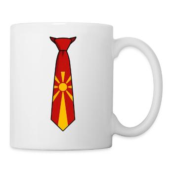 Macedonia Tie – Flaggendesign - Tasse - Weiß - Rechts