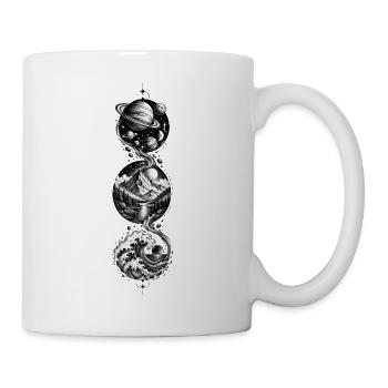 Kosmische Landschaft - Tasse - Weiß - Rechts