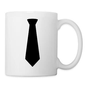 Black Tie - Tasse - Weiß - Rechts