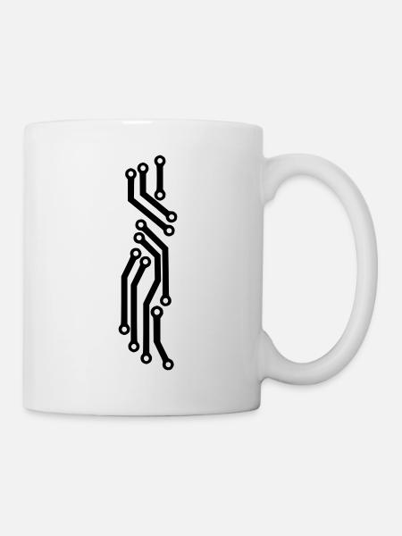pcb - Tasse - Weiß