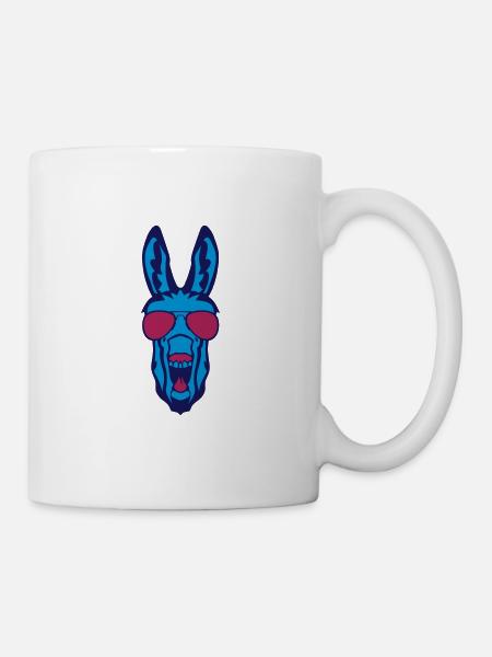eine Sonnenbrille 9 - Tasse - Weiß