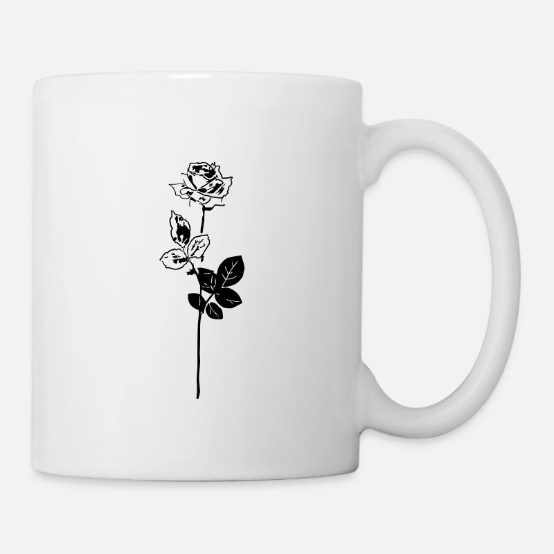 baccara rose - Tasse - Weiß