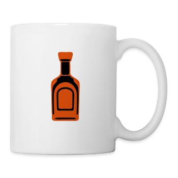 bottle rum drink alcohol 18 - Mug - white - Right