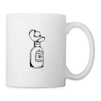 Alcool de liqueur Tequila sombrero - Mug blanc - blanc - Droite