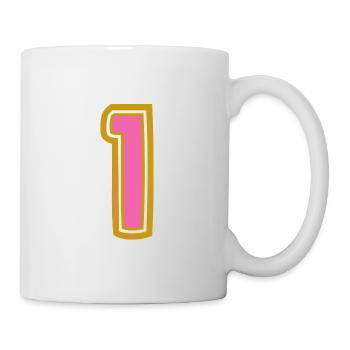 1. 1 YEAR. 1st ANNIVERSARY. 1 YEAR BIRTHDAY - Mug - white - Right