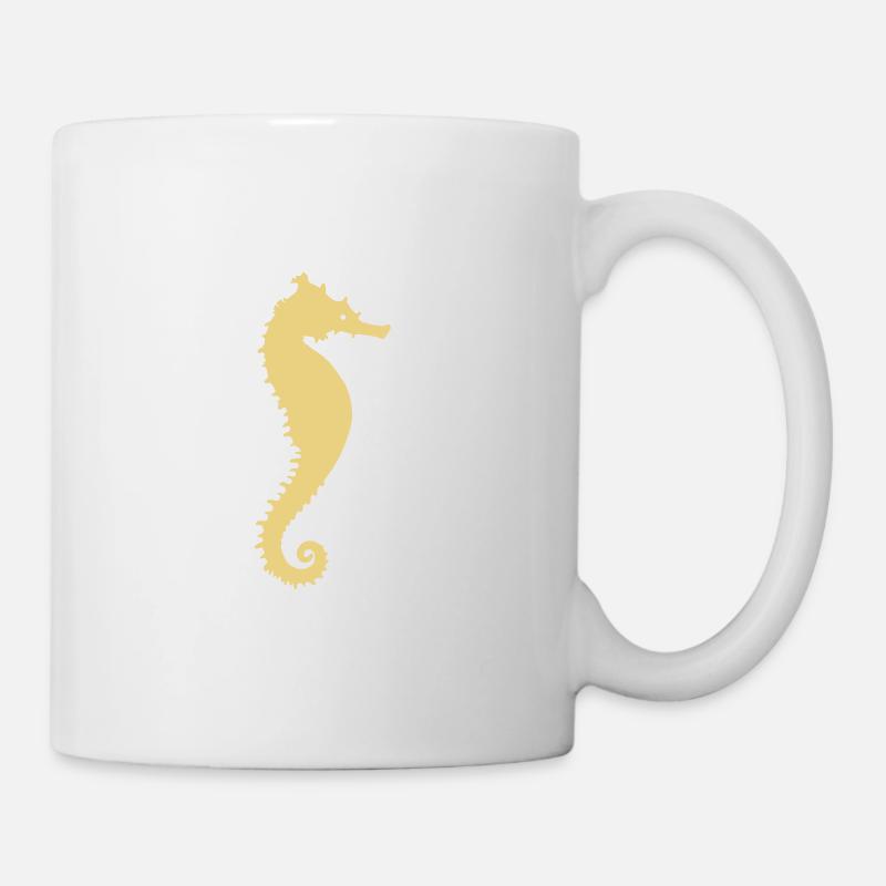 hippocampe - Mug blanc - blanc