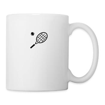 Tennis Ball Racket Player Gift Idea Sport - Mug - white - Right