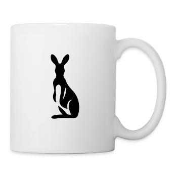 kangourou - Mug blanc - blanc - Droite