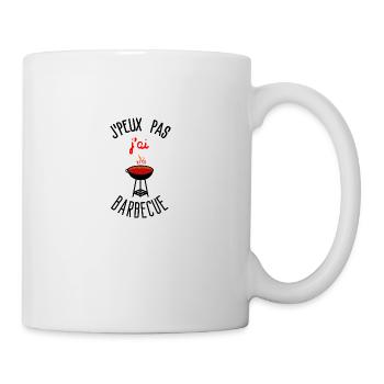 J peux pas j ai Barbecue - Mug blanc - blanc - Droite