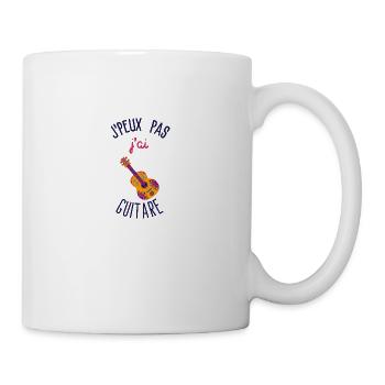 Ich kann keine Gitarre haben - Tasse - Weiß - Rechts