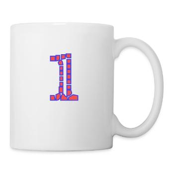 1. 1 AN. 1er ANNIVERSAIRE. ANNIVERSAIRE 1 AN - Mug blanc - blanc - Droite