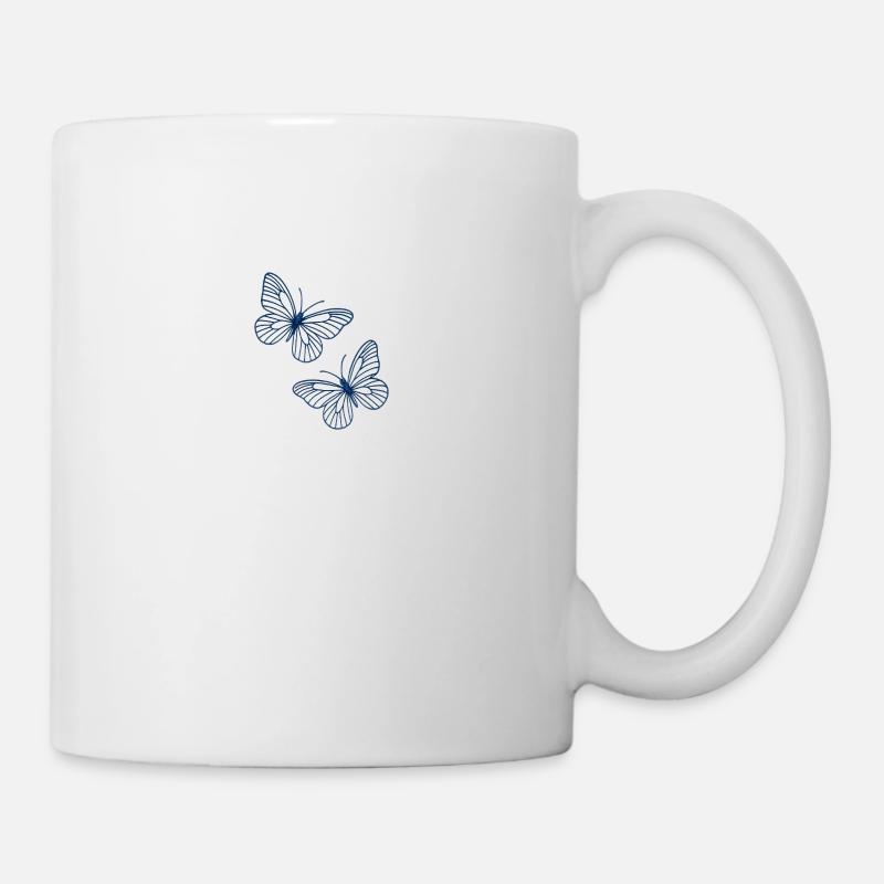 Butterflies - Mug - white