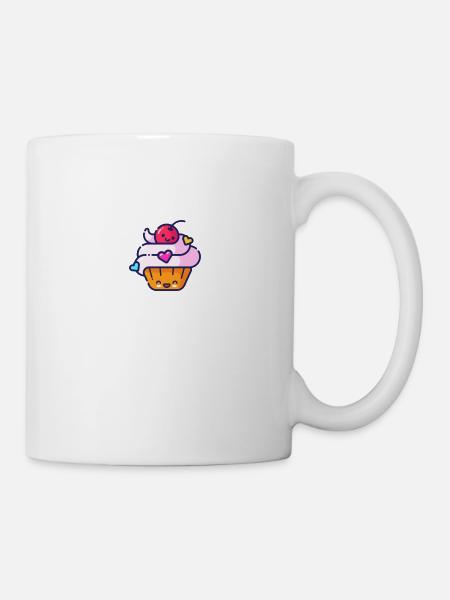 Cupcake - Tasse - Weiß
