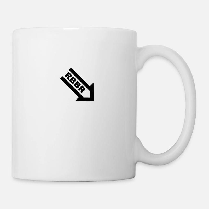 Rubber Bottom - Tasse - Weiß