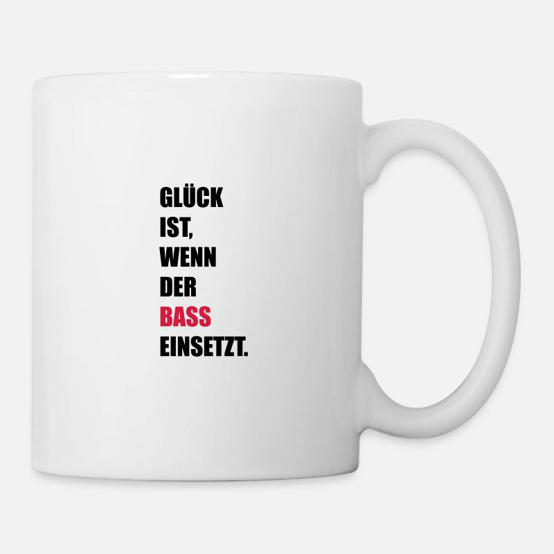 Bass - Tasse - Weiß