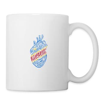 Congo Heart – Liebe und Einheit für den Kongo - Tasse - Weiß - Rechts