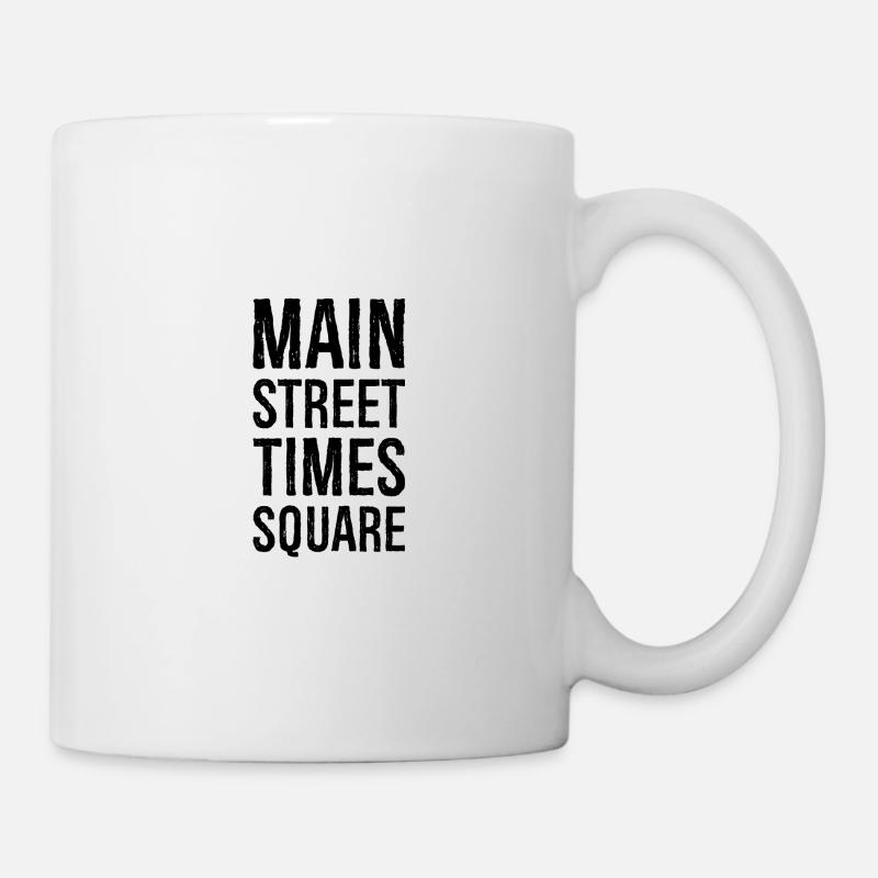 Rue principale, Times Square - Mug blanc - blanc