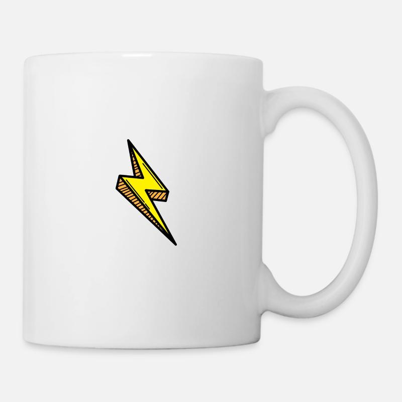 Blitz Comic Schnell - Tasse - Weiß