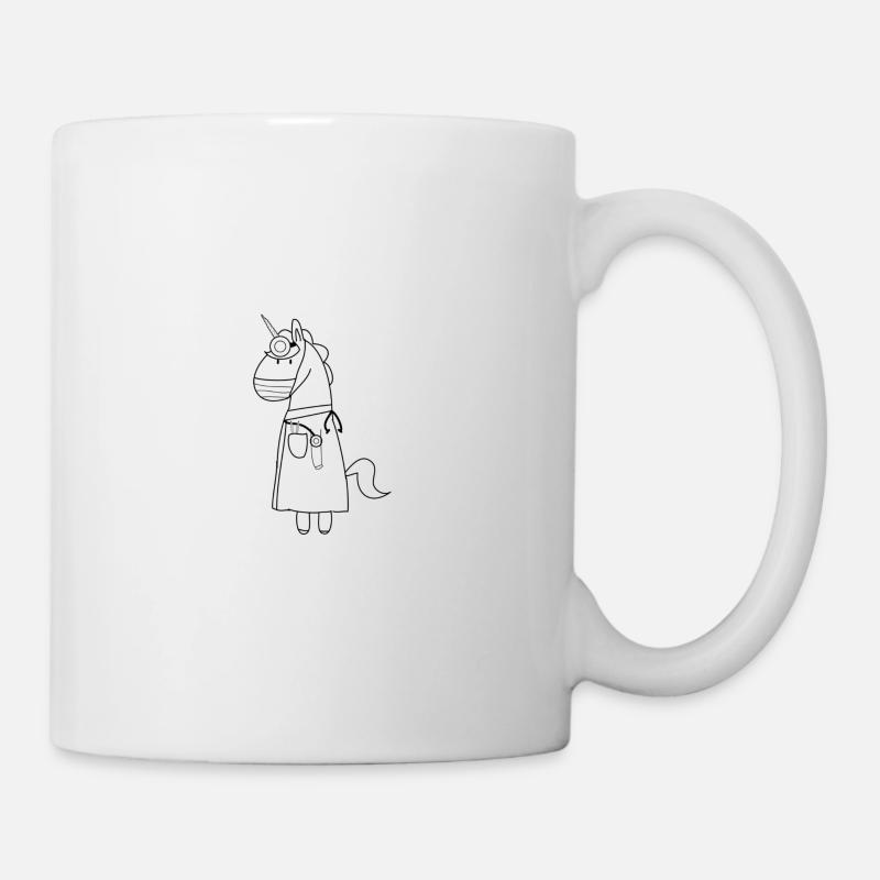 Dr Einhorn - Tasse - Weiß