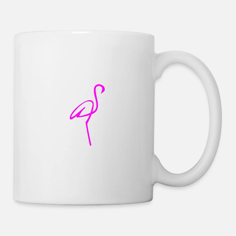 Flamingo - Mug blanc - blanc