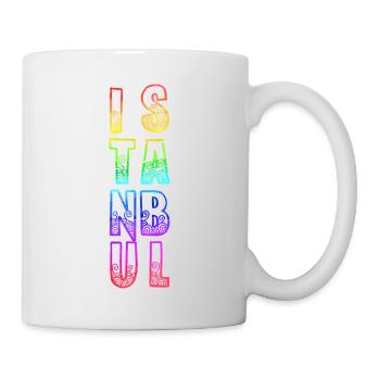 istanbul rs arc-en-ciel - Mug blanc - blanc - Droite