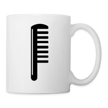 Comb hairdresser icon - Mug - white - Right