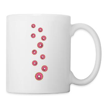 Bande dessinée Donut - Mug blanc - blanc - Droite