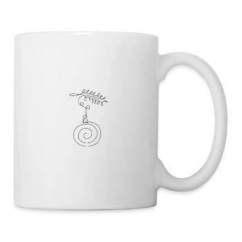 Christmas Ornament Lineart - Mug - white - Right