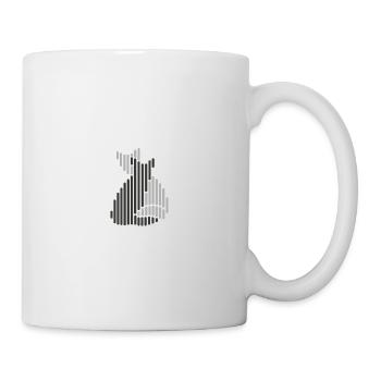 Chats câlins - Mug blanc - blanc - Droite