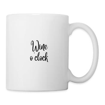Wine o clock - Tasse - Weiß - Rechts