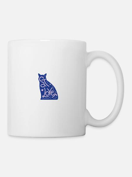 Katze - Tasse - Weiß