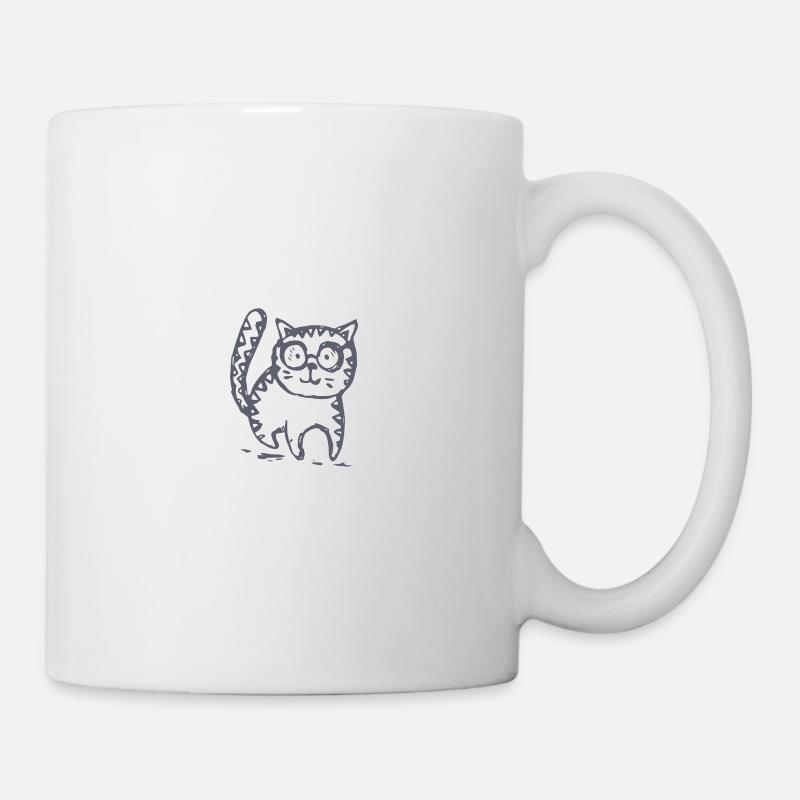Katze - Tasse - Weiß