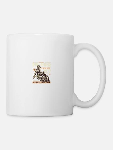 Fahrrad - Tasse - Weiß