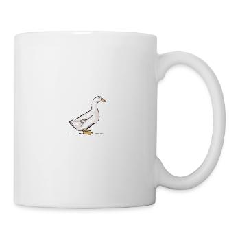 Gans - Tasse - Weiß - Rechts