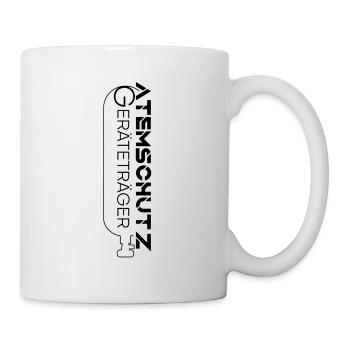 Atemschutzgeräteträger Feuerwehr THREE 1 - black - Tasse - Weiß - Rechts