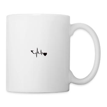 Eisschnelllauf Schlittschuh Eiskunstlaufen Eislauf - Tasse - Weiß - Rechts