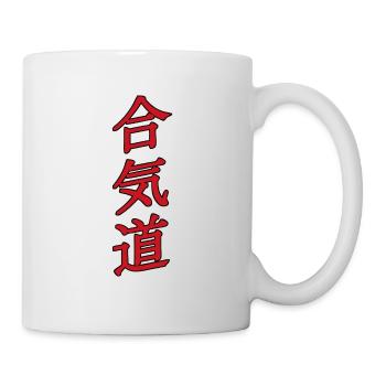 Aikido - Tasse - Weiß - Rechts