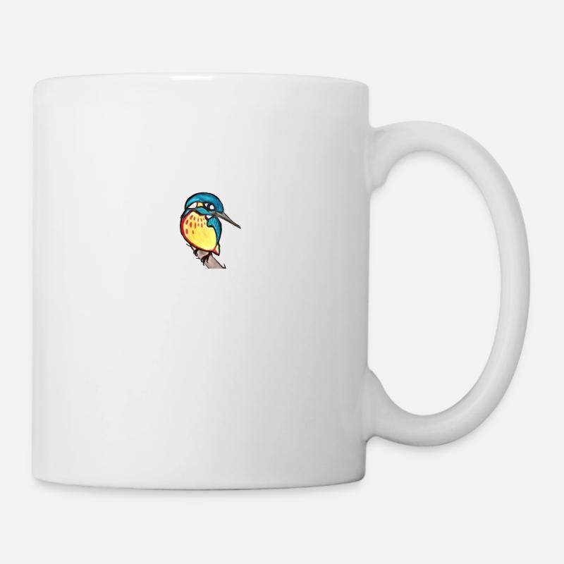 Eisvogel - Tasse - Weiß