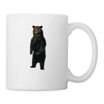 Stehender Bär - Tasse - Weiß - Rechts