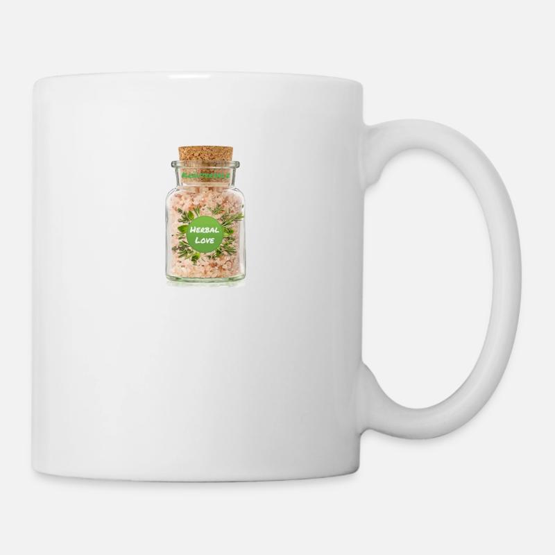 Kräutersalz - Tasse - Weiß