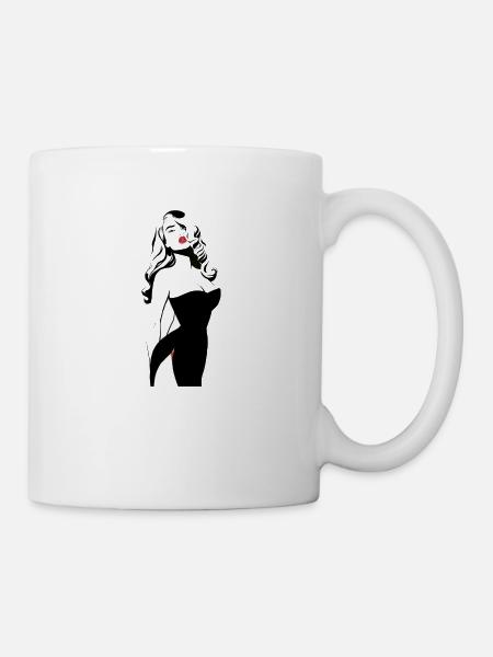 Schau mich so an... - Tasse - Weiß