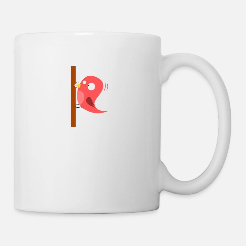 Specht Comic - Tasse - Weiß