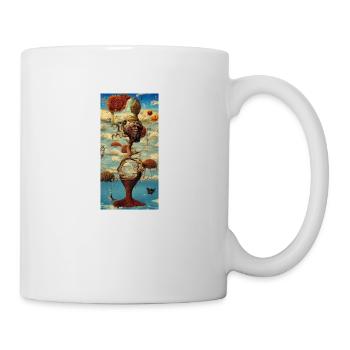Surelismus Stundenglasstil - Tasse - Weiß - Rechts