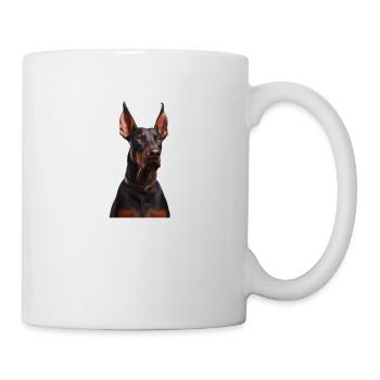 Dobermann Dog - Mug blanc - blanc - Droite