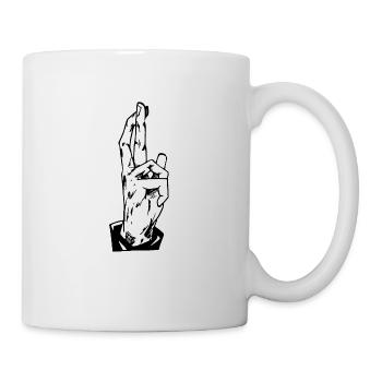 Anime Merch Hand Sign Japanese Anime Manga - Mug - white - Right