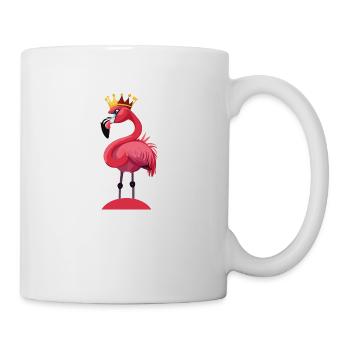 Princesse flamant rose - Mug blanc - blanc - Droite