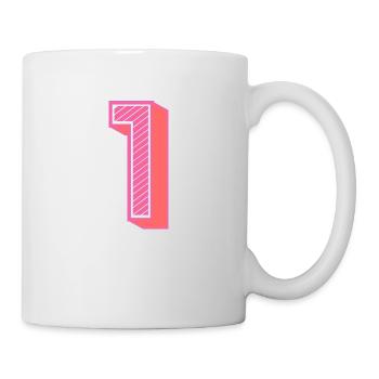 1. 1 YEAR. 1st ANNIVERSARY. 1 YEAR BIRTHDAY - Mug - white - Right