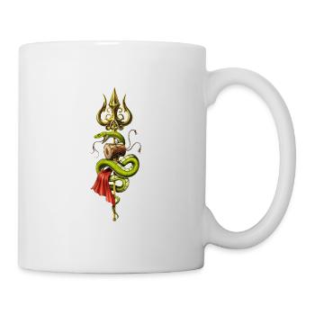 Hindu-Lord Shiva Dreizack - Tasse - Weiß - Rechts