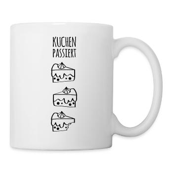 Kuchen passiert - Tasse - Weiß - Rechts